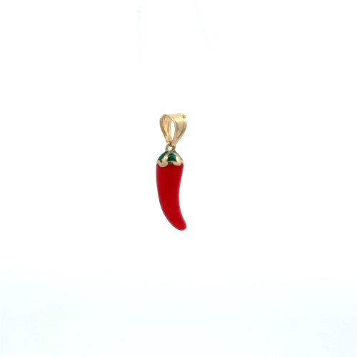 Kırmızı Biber Kolye Ucu(0,3*1.8 Cm)