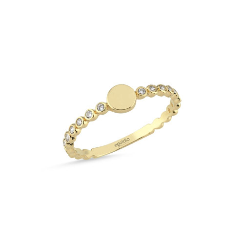 Oval Taşlı Yüzük
