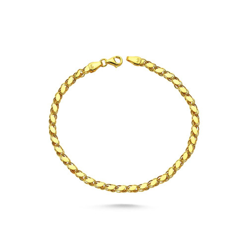 Pullu Zincir Bileklik 19 Cm